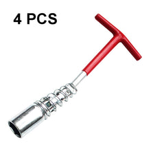 Load image into Gallery viewer, 4 PCS Car Spark Plug Sleeve Wrench Universal Car Disassembly Tool, Style:, 16mm Short, 21mm Short