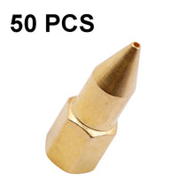 Load image into Gallery viewer, 50 PCS Butter Machine Head Copper Universal Steel Tip Pneumatic Oil Grease Nipple, 50 PCS Grease Head