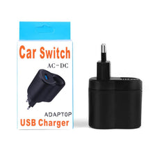 Load image into Gallery viewer, Home Cigarette Lighter Socket Car Power Converter, Plug Specifications:, UK Plug, EU Plug, US Plug
