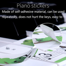 Load image into Gallery viewer, M52 88/76/61/54/49 Keys Piano Keyboard Stickers, Tree, Giraffe