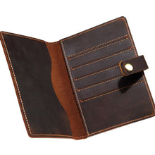 Load image into Gallery viewer, Leather Passport Holder Vintage Card Holder, SF053
