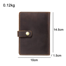 Load image into Gallery viewer, Leather Passport Holder Vintage Card Holder, SF053