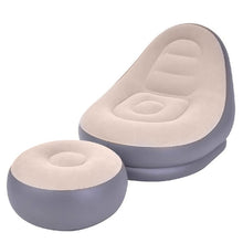 Load image into Gallery viewer, Lunch Break Inflatable Lazy Sofa, Bottom Color Random Delivery, Style:, Sofa+Pedal, Single Sofa