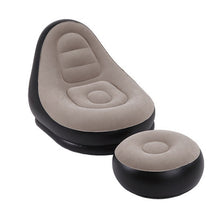 Load image into Gallery viewer, Lunch Break Inflatable Lazy Sofa, Bottom Color Random Delivery, Style:, Sofa+Pedal, Single Sofa