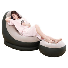 Load image into Gallery viewer, Lunch Break Inflatable Lazy Sofa, Bottom Color Random Delivery, Style:, Sofa+Pedal, Single Sofa