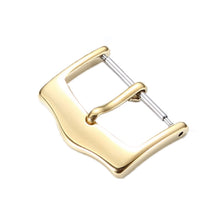 Load image into Gallery viewer, 5pcs IP Plated Stainless Steel Pin Buckle Watch Accessories, Color: Silver 12mm, Silver 12mm, Silver 14mm, Silver 16mm, Silver 18mm, Silver 20mm, Rose Gold 12mm, Rose Gold 14mm, Rose Gold 16mm, Rose Gold 18mm, Rose Gold 20mm, Rose Gold 22mm, Gold 12mm ...