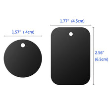 Load image into Gallery viewer, 30 PCS Car Phone Holder Magnetic Sheet, Spec:, 40mm (with Tape), 45 x 65mm (with Tape)