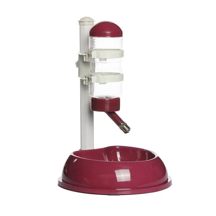 Pet Anti-Skid & Leak-Proof Automatic Water Dispenser, Green, Wine Red, Rose Red, Blue