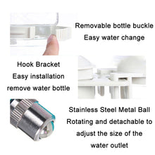 Load image into Gallery viewer, Pet Anti-Skid &amp; Leak-Proof Automatic Water Dispenser, Green, Wine Red, Rose Red, Blue