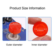 Load image into Gallery viewer, 10 PCS JT1808 Electric Guitar Tuner Pedal Cap, Yellow, Red, Purple, Green, Orange, Deep Blue, Light Blue, Black