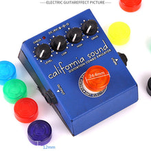 Load image into Gallery viewer, 10 PCS JT1808 Electric Guitar Tuner Pedal Cap, Yellow, Red, Purple, Green, Orange, Deep Blue, Light Blue, Black