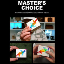 Load image into Gallery viewer, BuildMoc Interlocking Block Toys Rainbow Road Decryption Box