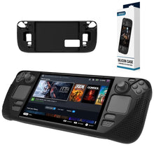 Load image into Gallery viewer, PGTECH Game Console Silicone Case With Anti-Slip Particles for Steam Deck, Black