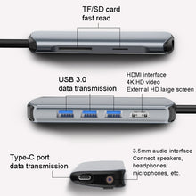 Load image into Gallery viewer, Type-C Extension Dock 8 In 1 Laptop Converter USB HUB Hub, USB HUB