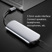 Load image into Gallery viewer, Type-C Extension Dock 8 In 1 Laptop Converter USB HUB Hub, USB HUB