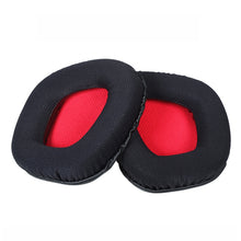 Load image into Gallery viewer, 2 PCS Replacement Earpads for Corsair Void Pro Elite,Style:, Head Beam Pad, Black Protein Leather, Black Grid, Gray Bottom Grid, Red Bottom Grid, Yellow Bottom Grid, Black Ice Sensory Leather, Black Lamb Leather