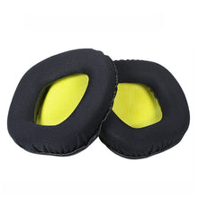 Load image into Gallery viewer, 2 PCS Replacement Earpads for Corsair Void Pro Elite,Style:, Head Beam Pad, Black Protein Leather, Black Grid, Gray Bottom Grid, Red Bottom Grid, Yellow Bottom Grid, Black Ice Sensory Leather, Black Lamb Leather