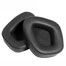 Load image into Gallery viewer, 2 PCS Replacement Earpads for Corsair Void Pro Elite,Style:, Head Beam Pad, Black Protein Leather, Black Grid, Gray Bottom Grid, Red Bottom Grid, Yellow Bottom Grid, Black Ice Sensory Leather, Black Lamb Leather