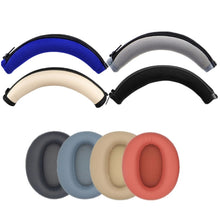 Load image into Gallery viewer, 2 PCS Headset Earmuffs Sponge Cover for Edifier W820nb,Style:, Titanium Gray, Khaki, Red, Blue, Black Head Beam, Gray Head Beam, Blue Head Beam, Champagne Head Beam