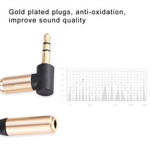 Load image into Gallery viewer, 5PCS 3.5MM Male To Female Elbow Spring Retractable Audio Line, Cable Length: 1.5m
