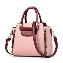 Load image into Gallery viewer, TFZ 572 PU Material Contrast Color Ladies Handbag
