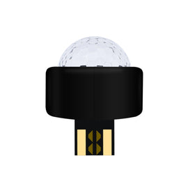 10 PCS Mini Rhythm Stage Lamp Car Colorful USB Atmosphere Light, Colorful Atmosphere Light