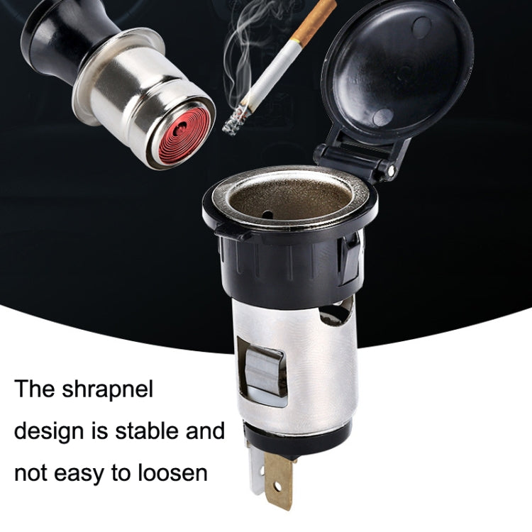 Car Modified Cigarette Lighter Waterproof Vehicle Charging Power Socket No Cigarette Type (with 1.5cm Line), Cigarette Type (with 1.5m Line), Cigarette Type (with 15cm Line), No Cigarette Type (with 1.5m Line), No Cigarette Type (with 15cm Line)