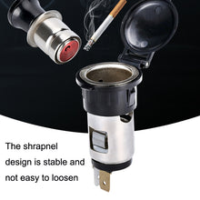 Load image into Gallery viewer, Car Modified Cigarette Lighter Waterproof Vehicle Charging Power Socket No Cigarette Type (with 1.5cm Line), Cigarette Type (with 1.5m Line), Cigarette Type (with 15cm Line), No Cigarette Type (with 1.5m Line), No Cigarette Type (with 15cm Line)