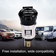 Load image into Gallery viewer, Car Modified Cigarette Lighter Waterproof Vehicle Charging Power Socket No Cigarette Type (with 1.5cm Line), Cigarette Type (with 1.5m Line), Cigarette Type (with 15cm Line), No Cigarette Type (with 1.5m Line), No Cigarette Type (with 15cm Line)