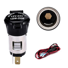 Load image into Gallery viewer, Car Modified Cigarette Lighter Waterproof Vehicle Charging Power Socket No Cigarette Type (with 1.5cm Line), Cigarette Type (with 1.5m Line), Cigarette Type (with 15cm Line), No Cigarette Type (with 1.5m Line), No Cigarette Type (with 15cm Line)