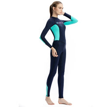 Load image into Gallery viewer, FINDSLINE  Lycra Diving Cloth Female Thin Quick-Dry Waterproof Full Body Sunblock Wetsuit