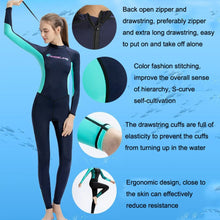 Load image into Gallery viewer, FINDSLINE  Lycra Diving Cloth Female Thin Quick-Dry Waterproof Full Body Sunblock Wetsuit