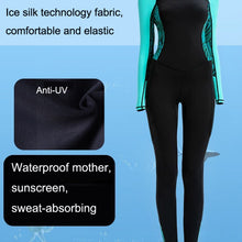Load image into Gallery viewer, FINDSLINE  Lycra Diving Cloth Female Thin Quick-Dry Waterproof Full Body Sunblock Wetsuit
