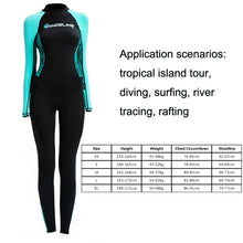 Load image into Gallery viewer, FINDSLINE  Lycra Diving Cloth Female Thin Quick-Dry Waterproof Full Body Sunblock Wetsuit