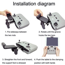 Load image into Gallery viewer, Remote Control Tablet Extension Bracket For DJI Mavic 3 / Air 2 / Air 2S / Mini 2, Style:, Small, Large, Large+For Apple Line, Large+Type-c Line, Large+Micro Line