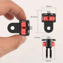 Load image into Gallery viewer, 1/4 Inch Screw Converter Tripod Adapter for Gopro 10 9 8 7  /Eken /Insta360 One X R