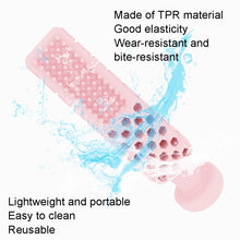 Load image into Gallery viewer, Washing Board Toothpaste Shape Bite Toys TPR Dog Teething Stick, Washing Board Toothpaste Shape, Washing Board Toothpaste Shape Light Blue, Washing Board Toothpaste Shape Pink