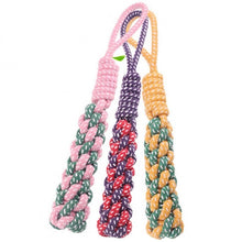 Load image into Gallery viewer, 3 PCS Pet Hand-pulled Chewing Toy Dog Molar Cotton Rope, Color Random Delivery, 3 PCS Color Random Delivery