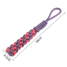 Load image into Gallery viewer, 3 PCS Pet Hand-pulled Chewing Toy Dog Molar Cotton Rope, Color Random Delivery, 3 PCS Color Random Delivery