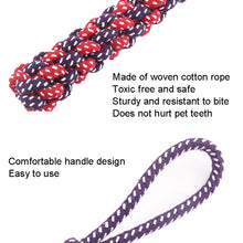 Load image into Gallery viewer, 3 PCS Pet Hand-pulled Chewing Toy Dog Molar Cotton Rope, Color Random Delivery, 3 PCS Color Random Delivery