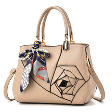 Load image into Gallery viewer, 378 Three-dimensional Carved Ladies Handbag, Red Wine, Khaki, Black, Dark Gray, Rubber Pink