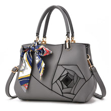 Load image into Gallery viewer, 378 Three-dimensional Carved Ladies Handbag, Red Wine, Khaki, Black, Dark Gray, Rubber Pink