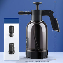 Load image into Gallery viewer, Car Washing Foam Spray Pot Home Handheld Gas Pressure Sprayer, Transparent Black
