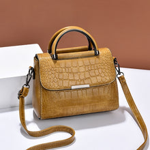Load image into Gallery viewer, A966-5 Stone Pattern Ladies Single-shoulder Bags, White, Red Wine, Green, Blue, Black, Turmeric
