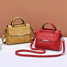 Load image into Gallery viewer, A966-5 Stone Pattern Ladies Single-shoulder Bags, White, Red Wine, Green, Blue, Black, Turmeric