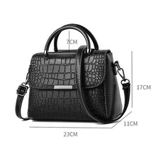 Load image into Gallery viewer, A966-5 Stone Pattern Ladies Single-shoulder Bags, White, Red Wine, Green, Blue, Black, Turmeric