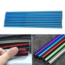 Load image into Gallery viewer, 10pcs/pack Car Air Conditioner Vent U-Shaped Electroplating Decorative Strip