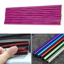 Load image into Gallery viewer, 10pcs/pack Car Air Conditioner Vent U-Shaped Electroplating Decorative Strip