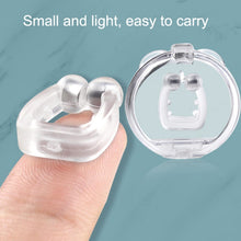 Load image into Gallery viewer, 10 PCS Mini Portable Silicone Magnetic Anti-snoring Device, 10 PCS