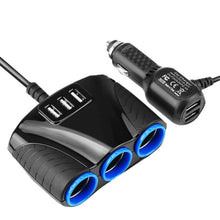 Load image into Gallery viewer, JY-1905 120W Multifunctional USB 3 In 1 Car Cigarette Lighter Car Charger, Style:, 3 Ports, 5 Ports
